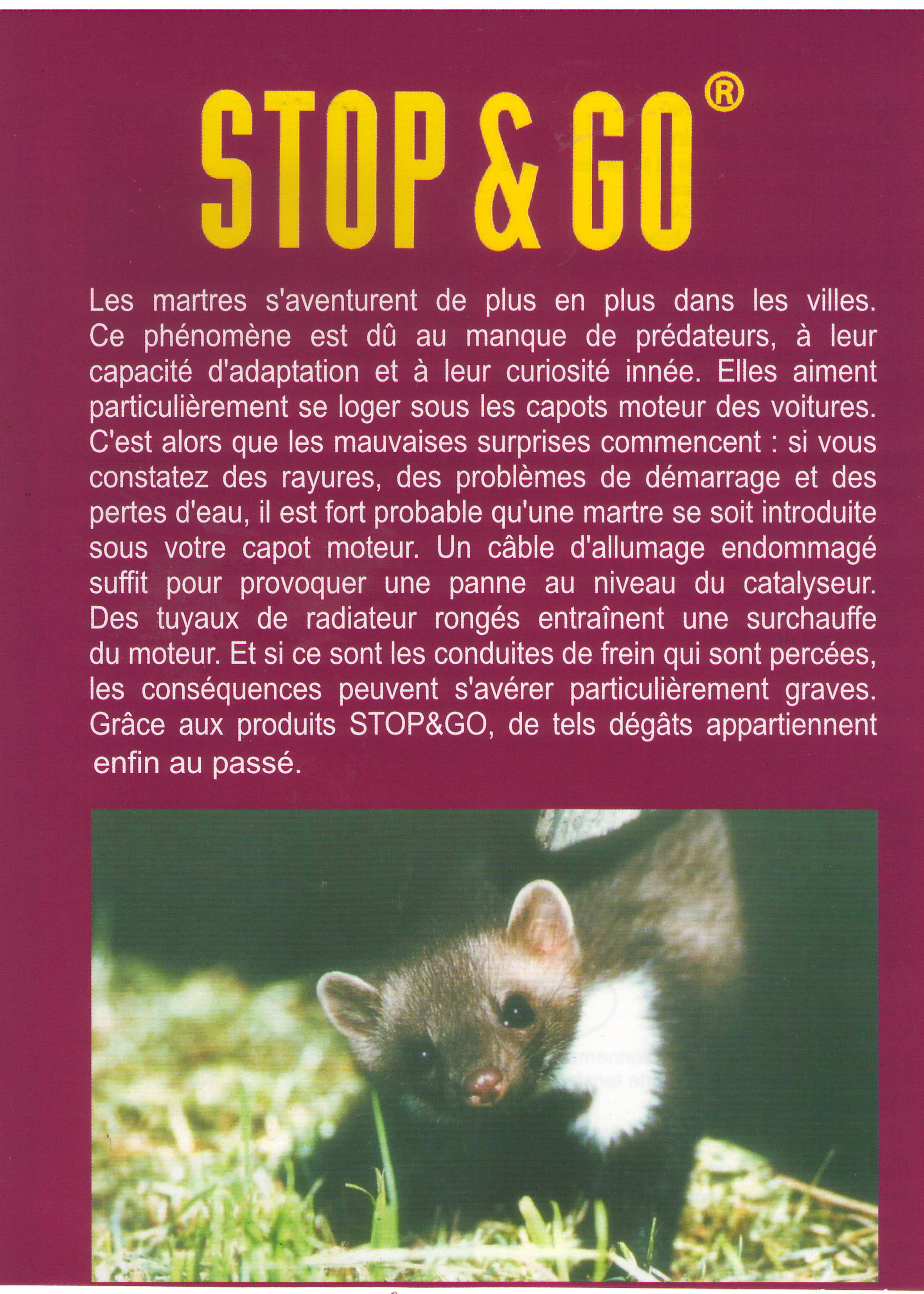 Stop&Go, les protections anti-fouines